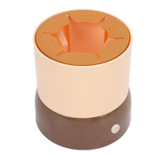 Baby Bottle Mixer USB Rechargeable Smooth Lump Formula Shaker for Home or Travel Dark Brown