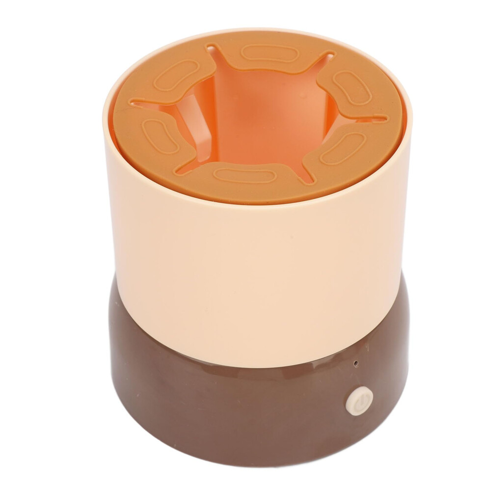 Baby Bottle Mixer USB Rechargeable Smooth Lump Formula Shaker for Home or Travel Dark Brown