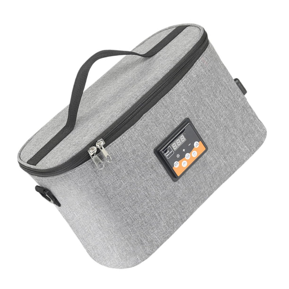 Bottle Warmer with RealTime Temperature Display, Portable Milk Warmer Bag for Travel and Car Use
