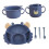 Kids Dinnerware Set with Crab Cup Bowl Divided Plate Fork Spoon Chopsticks, Ergonomic Rounded Edges 1