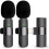 Wireless Lavalier Lapel Microphone for iPhone with AI Noise Reduction, Lightning Port, 2 Pack 1