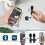 Wireless Lavalier Lapel Microphone for iPhone with AI Noise Reduction, Lightning Port, 2 Pack 2