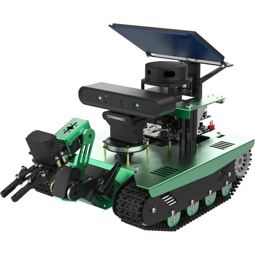 AI Robot Tank Kit with LiDAR Precision Mapping and Python Programming for STEM Education