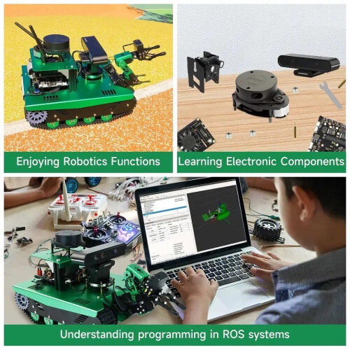 AI Robot Tank Kit with LiDAR Precision Mapping and Python Programming for STEM Education 2
