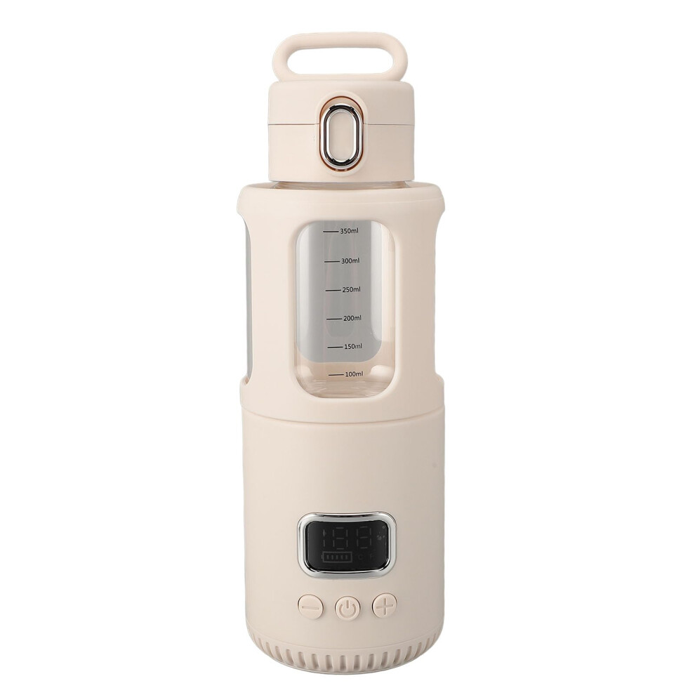Portable Bottle Warmer with Adjustable Temperature, USB Rechargeable Milk Warmer for Baby Travel