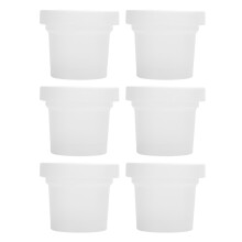 10pcs 300ML Heat Resistant PP Dessert Cups with Lids for Pudding Yogurt Ice Cream