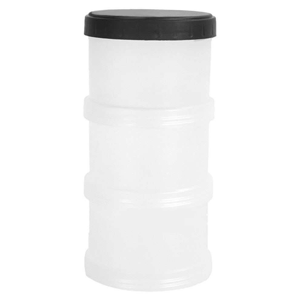 Baby Formula Dispenser with Stackable Layers Keeps Milk Powder Dry for Travel and Baby Feeding