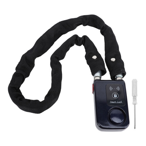Waterproof Bluetooth Chain Lock for E-Bikes & Motorcycles, 80cm, Blue 1