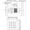 Matte Black Solid Brass Shower Body Jet with Adjustable Square Side Sprayer for Wall Mounted Spa 5