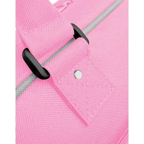 BagBase (One Size, Classic Pink/Light Grey) Bagbase Piped Messenger Bag 1