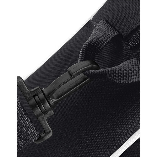 BagBase (One Size, Black/White) Bagbase Piped Messenger Bag 2