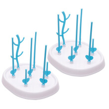 Baby Bottle Drying Rack Stand Upright Detachable SpaceSaving for Bottles Cups and Accessories