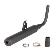 PW50 Muffler and Exhaust Pipe with Silencer for Yamaha PW50 Peewee 50 Kid Bike Black Finish