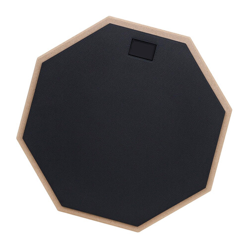 12 Inch Double Sided Drum Practice Pad with Realistic Rebound and Quiet Practice Surface