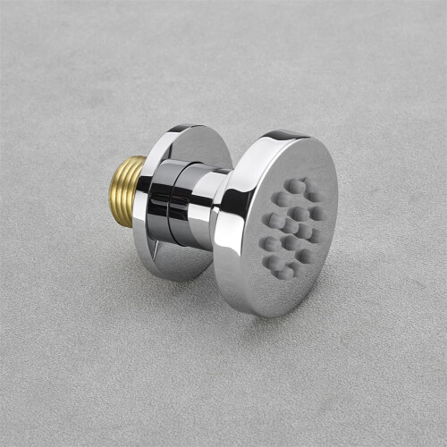 4 PCS Chrome Adjustable Massage Shower Body Spray Jets Wall Mount Solid Brass Hydrotherapy 1