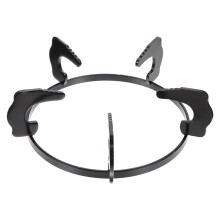 Wok Ring for Gas Stove Cast Iron Support Stand with Stable FivePoint Fit and Scratch Protection