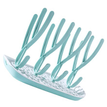 Baby Bottle Drying Rack with Fast Drying and Organized Storage, Folding Countertop Organizer
