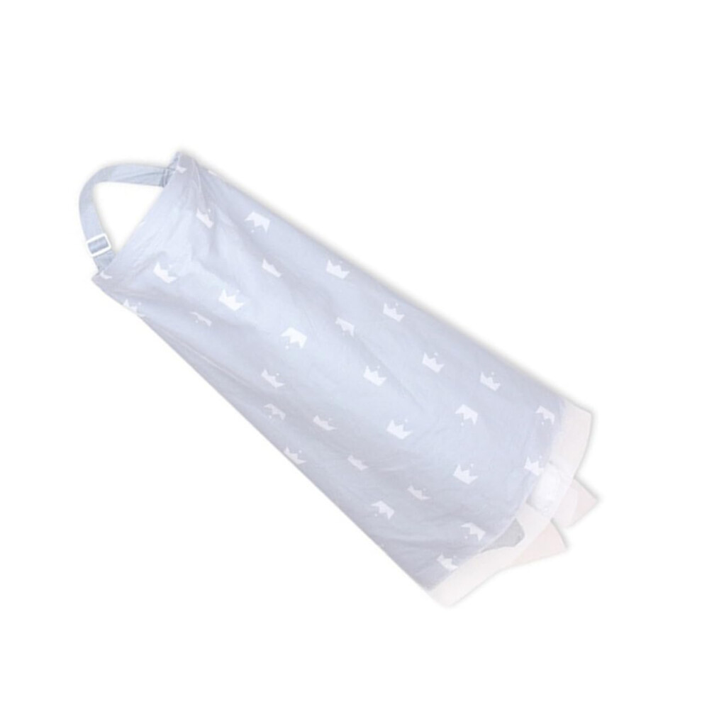 Cotton Nursing Cover With Clear View Neckline For Breastfeeding, Sun And Wind Protection, Crown Grey