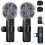 Wireless Lavalier Microphone with Noise Reduction, Dual Mics for iPhone Android Video Podcast Interview 1