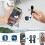 Wireless Lavalier Microphone with Noise Reduction, Dual Mics for iPhone Android Video Podcast Interview 2