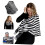 Nursing Cover Breathable Stretch Fabric Breastfeeding Scarf Multiuse Shawl Full Coverage 1