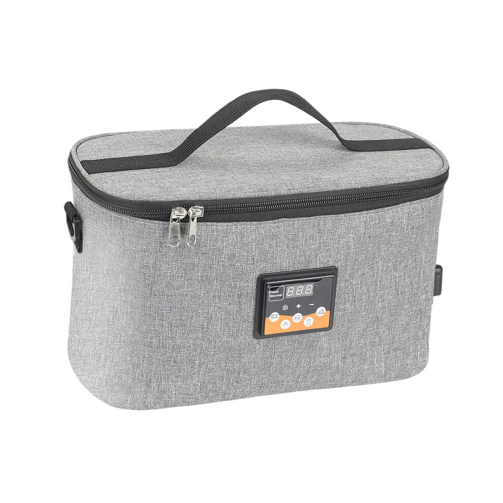 Portable Bottle Warmer Tote Bag with Stable Temperature Control, 12V Car and Travel Milk Heater