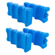 Breast Milk Cooler with DualSided Reusable Ice Pack for Travel Storage, Set of 4