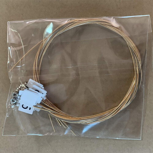 Lyre Harp Strings Set 10/16/19/21/24 Durable Metal Replacement for Brighter Tone Upgrade 1