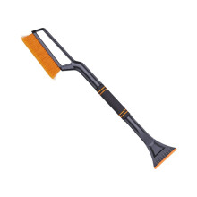 2 in 1 Extendable Car Snow Brush and Ice Scraper with Telescoping Handle for Windshield and Roof