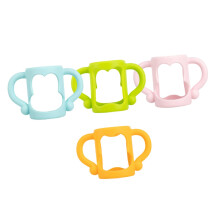 Silicone Baby Bottle Handles 4 Pack Ergonomic NonSlip Grip Protective Feeding Sleeve