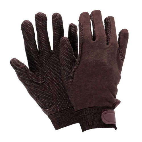 Dublin (Large, Brown) Dublin Adults Track Riding Gloves 2