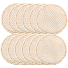 12pcs Reusable Nursing Pads for Breastfeeding Moms Soft Cotton Leak Protection Washable