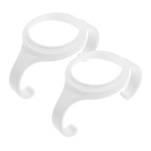 2pcs AntiScald Baby Bottle Handle with Ergonomic NonSlip Grip PP TPE Holder for Feeding