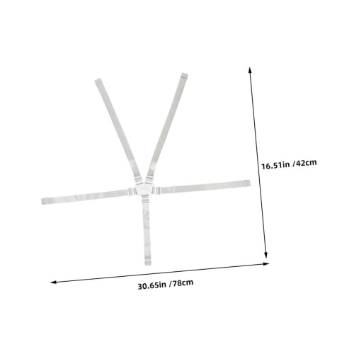 5pcs Adjustable 5‑Point Stroller Safety Harness Belt, Durable Replacement Straps for  Chair 1