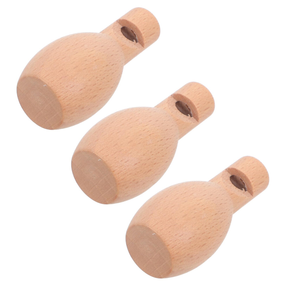 3pcs Mini Wooden Whistle Set, Paintable Solid Wood for Kids Music and Craft Projects-image-OPC-PRCSYVM-NEW