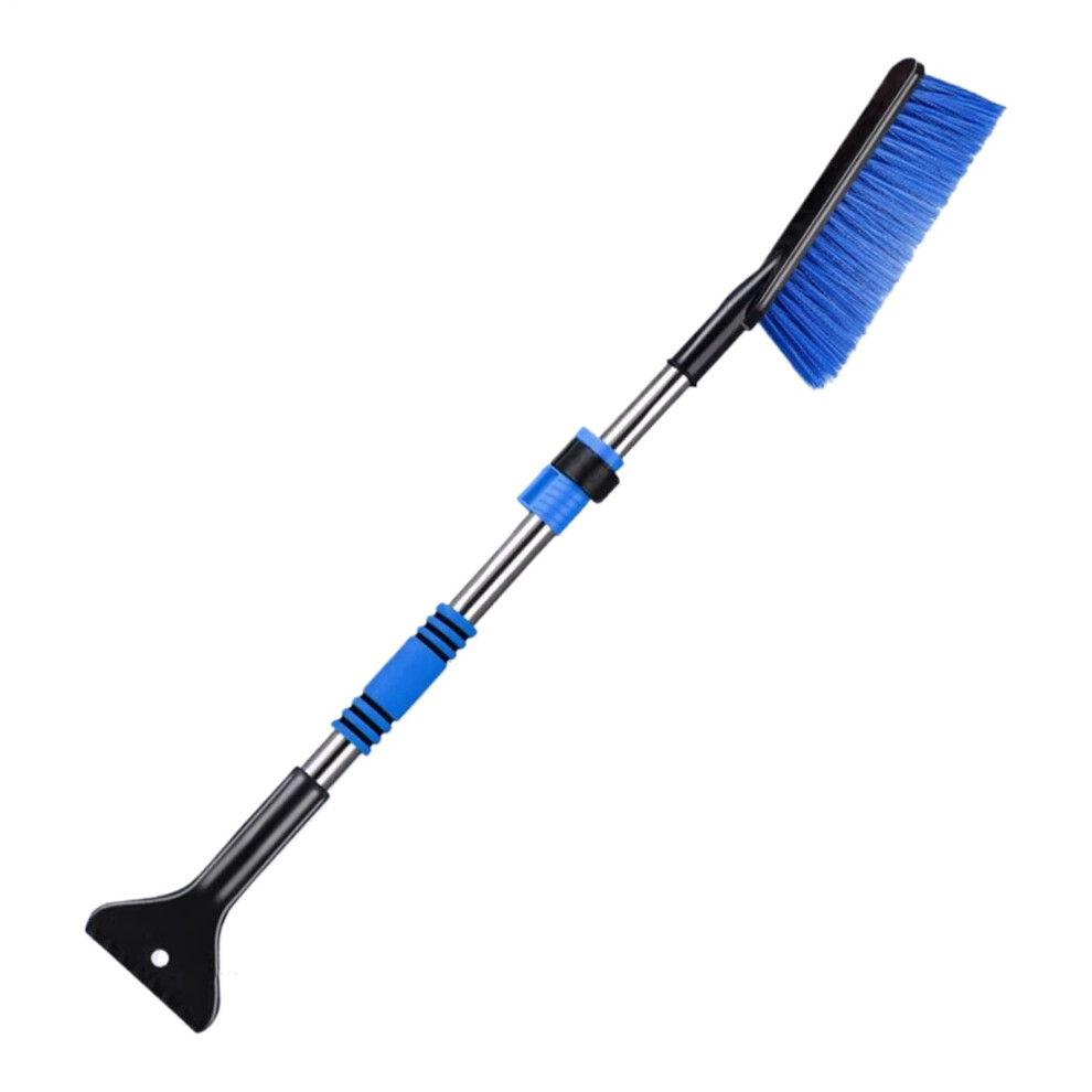 Car Ice Scraper With Ergonomic Foam Grip, Extendable Snow Brush For Truck Suv Rv, Heavy Duty Remover 9092120619539