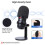 Boom Arm Adjustable Mic Stand with Dual Spring Stability and Desk Clamp for HyperX SoloCast 3