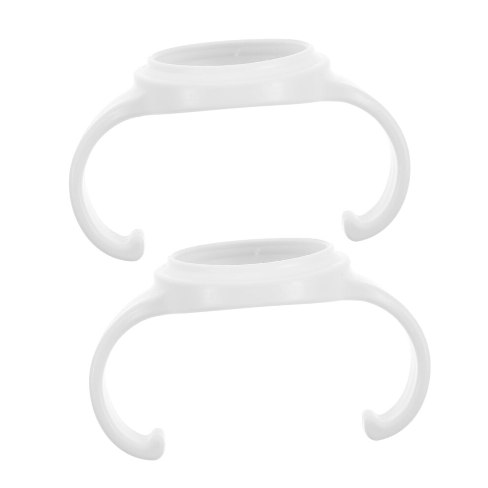 Baby Bottle Handle 2pcs Ergonomic Comfort Grip PP TPE Feeding Bottle Grip for Pigeon Bottles