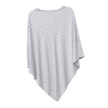Breathable Cotton Nursing Cover and Breastfeeding Shawl 2 in 1 Privacy Scarf for Outdoor Use