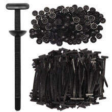 150 PCS Heavy Duty Nylon Cable Ties SelfLocking Zip Tie Fasteners for Car and Home Use