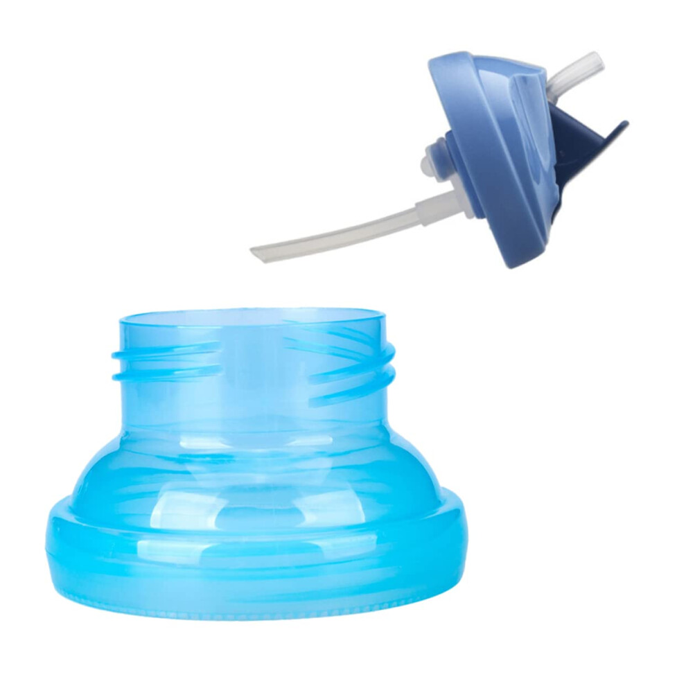 2pcs Wide Mouth Bottle Adapter Replacement Caps with LeakProof Silicone Straw Lid for Milk and Water