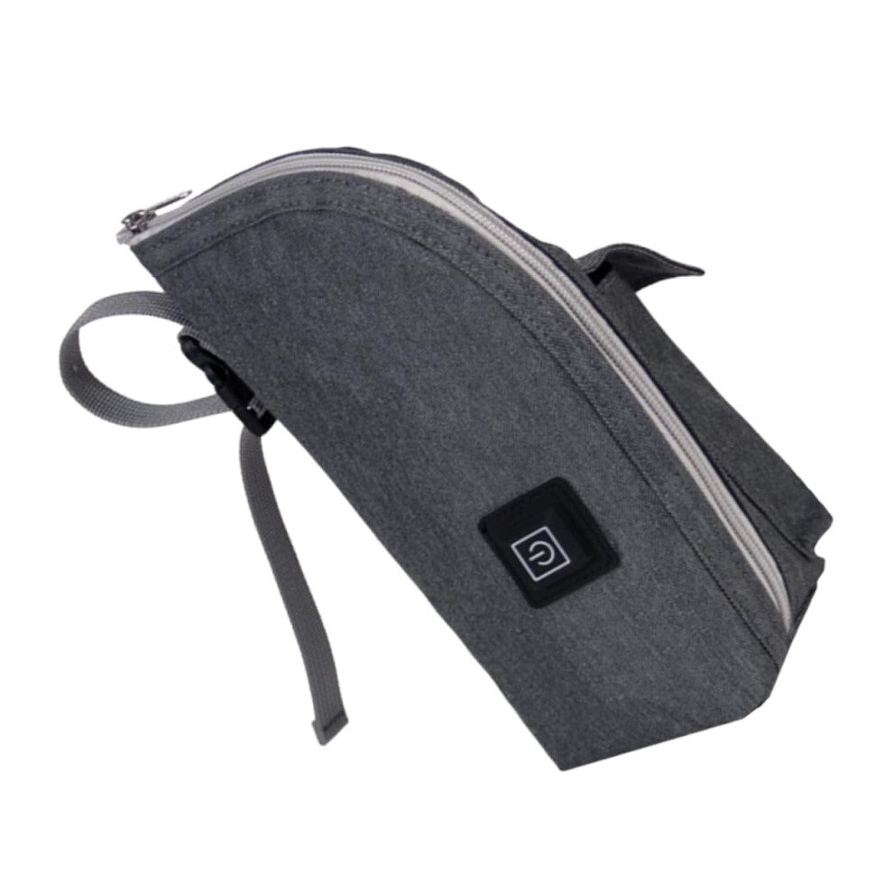 Portable Bottle Warmer with Secure Cover, Insulated Baby Bottle Bag for Travel and Stroller