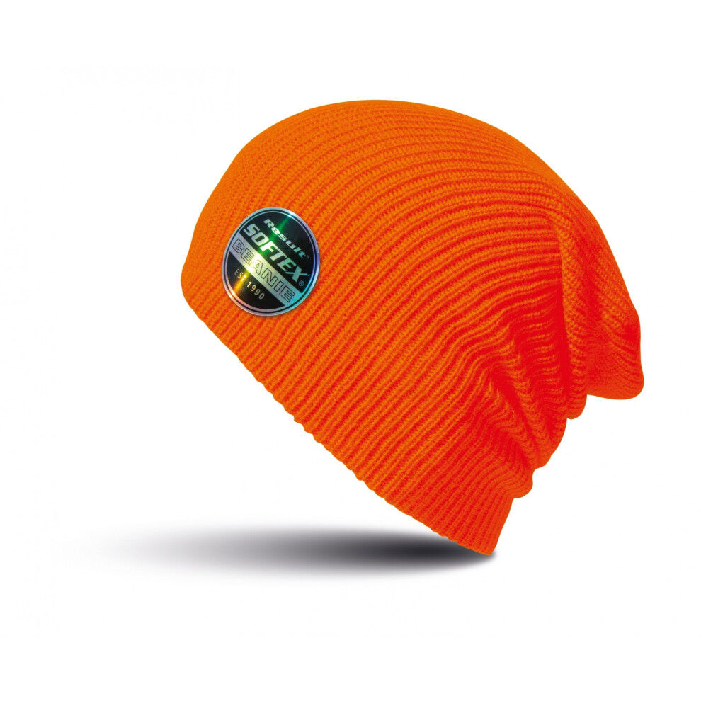 Result (One Size, Flo Orange) Winter Essentials Core Softex Beanie Hat