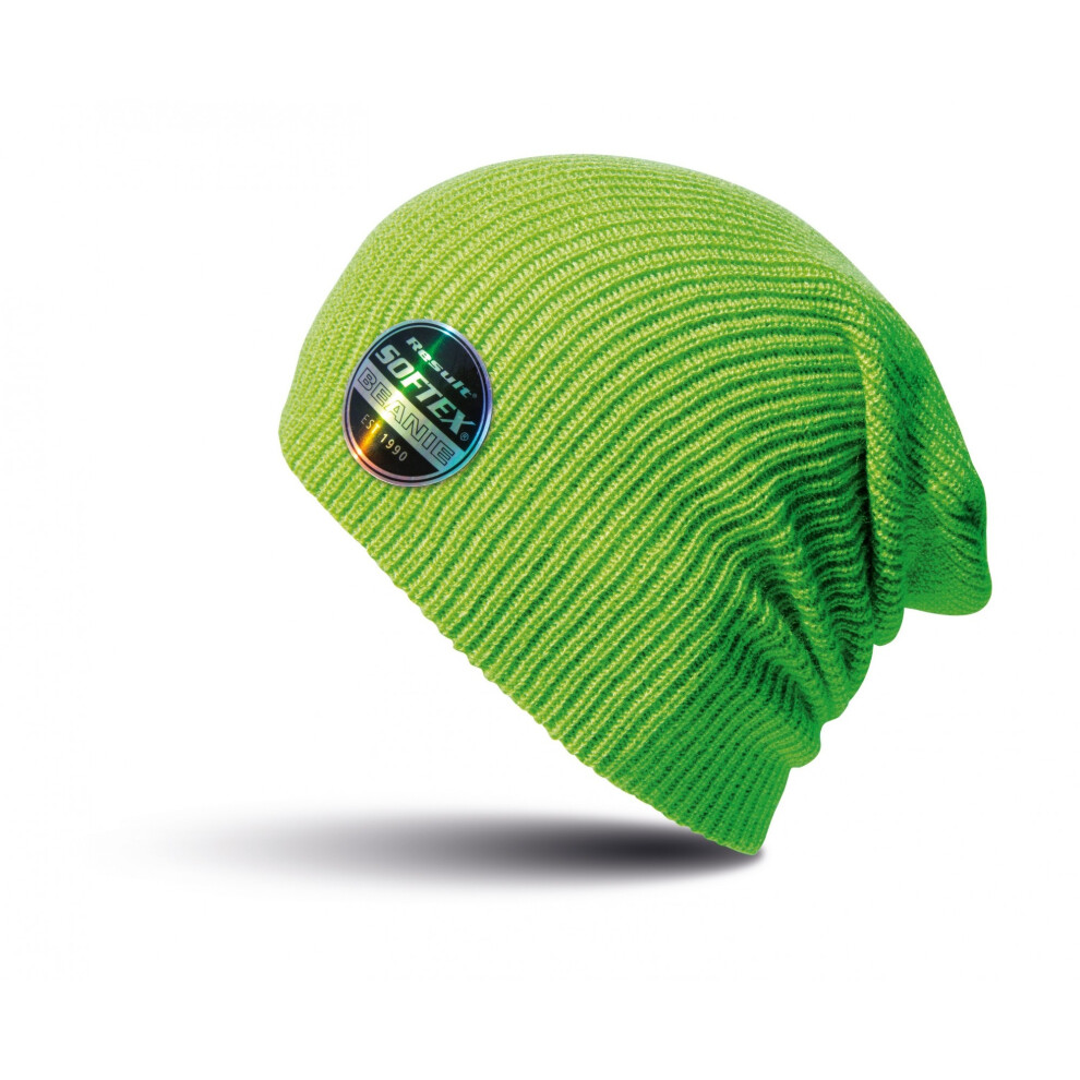 Result (One Size, Lime) Winter Essentials Core Softex Beanie Hat