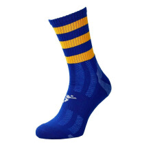 (8 UK Child-11 UK Child, Royal Blue/Amber) Precision Childrens/Kids Pro Hooped Gaelic Mid Socks