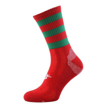 (8 UK Child-11 UK Child, Red/Green) Precision Childrens/Kids Pro Hooped Gaelic Mid Socks