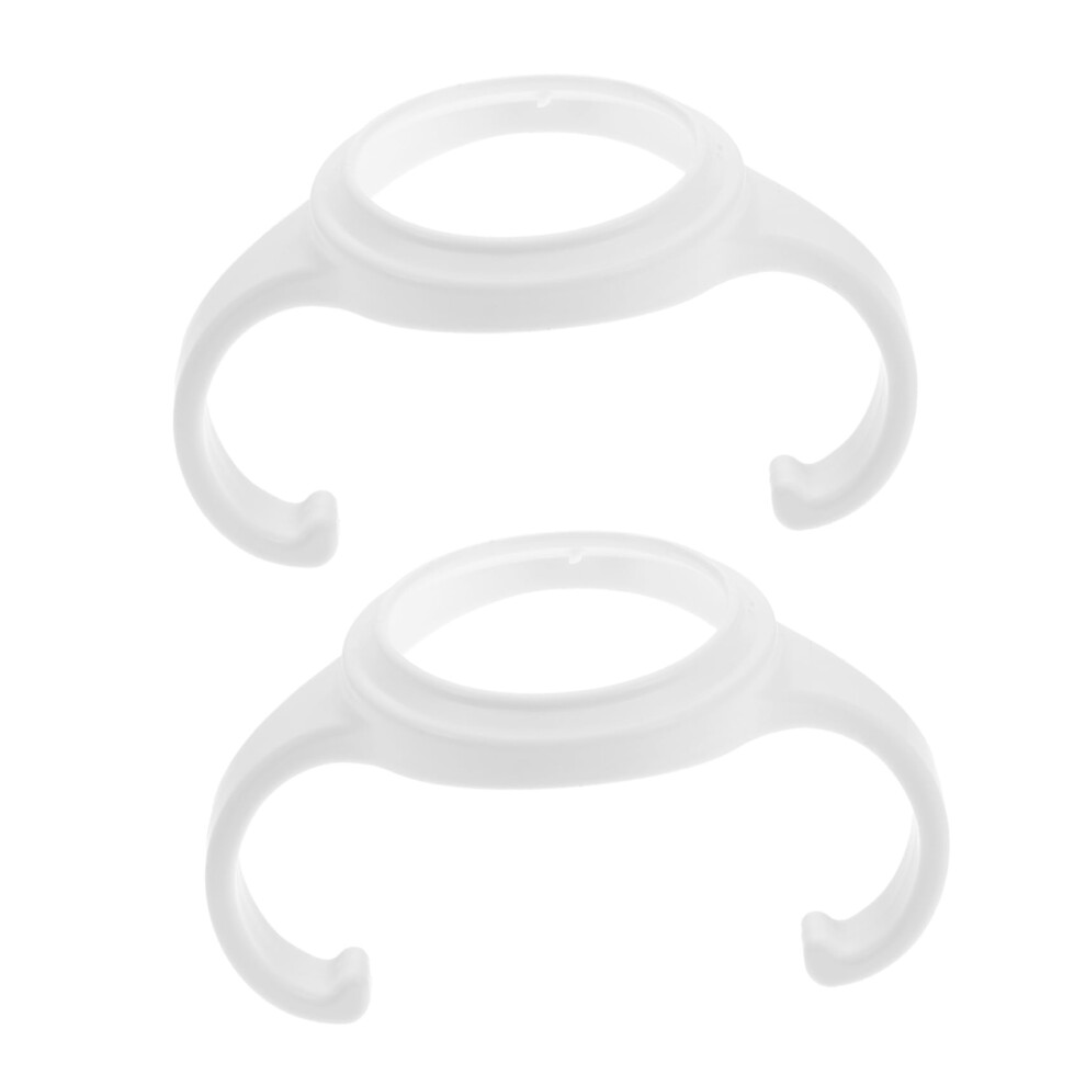 Baby Bottle Handle Set 2pcs Ergonomic NonSlip Heat Resistant Removable Grip for Easy Feeding
