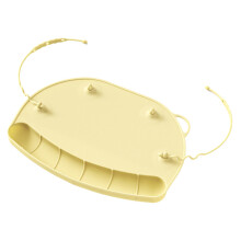 Silicone Placemat for Toddlers with Food Catcher and Non Slip Suction Base for Baby Feeding