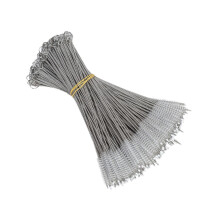 40pcs Straw Cleaning Brush Set with Flexible Stainless Steel Core for Bottles and Narrow Tubes
