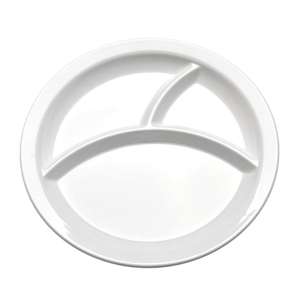Divided Food Tray for Toddlers Microwave Safe Compartment Serving Plate Dishwasher Friendly for Home or School Lunch